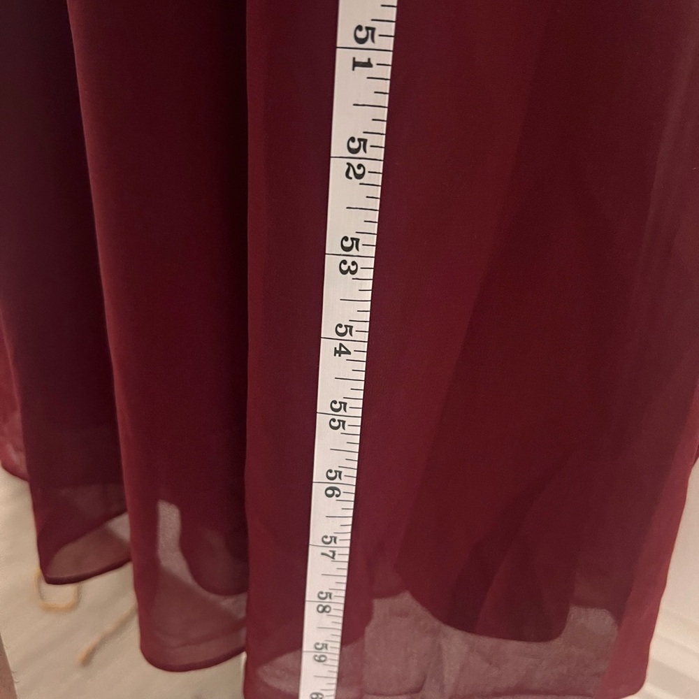 Fashion Nova Burgundy Maxi Dress NWT - Picture 6 of 8